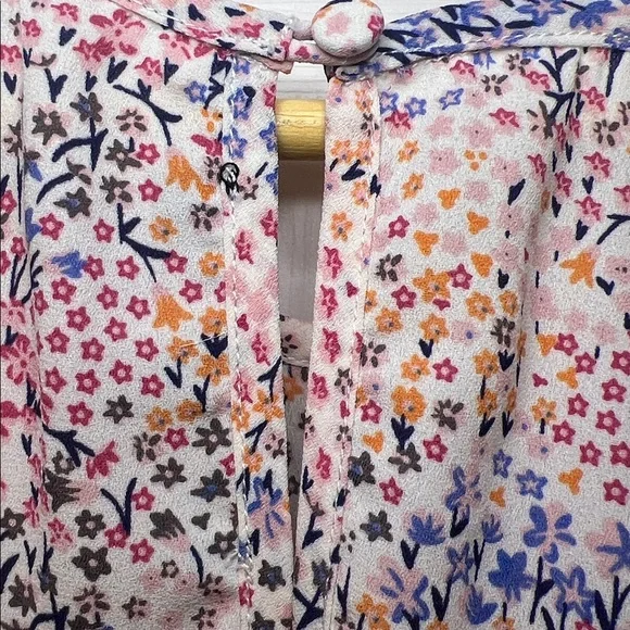 Papermoon Floral Halter Neck Tank Top Size XL Flowy & Summer Ready Boho - Picture 6 of 11